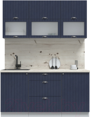 Готовая кухня Интерлиния Берес 1.6Б - фото