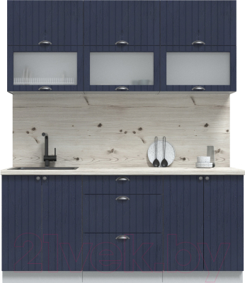 Готовая кухня Интерлиния Берес 1.8Б - фото