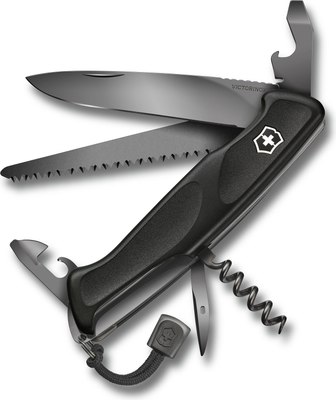 Нож швейцарский Victorinox Ranger Grip 55 Onyx Black 0.9563.C31P - фото