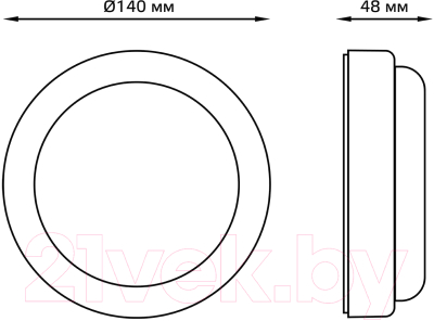 Светильник ЖКХ Gauss 126411312
