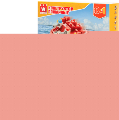 Конструктор Wise Block Спасательный катер 8 в 1 / 40428 - фото