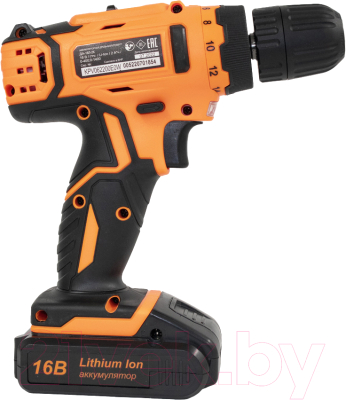 Аккумуляторная дрель-шуруповерт Вихрь ДА-16Л-2К (72/14/32)