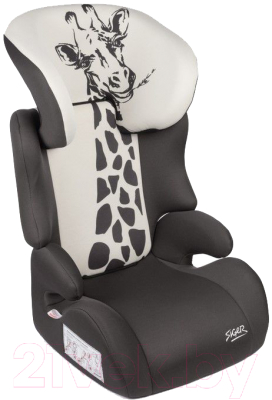 Автокресло Siger Смарт Animals Жираф (серый/бежевый) - фото