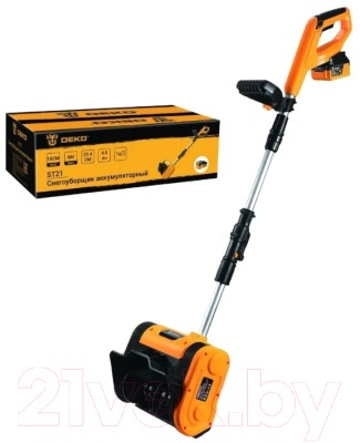 Снегоуборщик аккумуляторный Deko ST21 / 063-4440 (с 1-м АКБ)