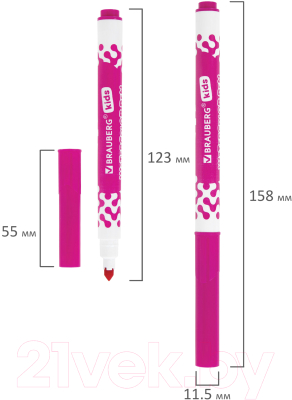 Фломастеры Brauberg Kids / 152186