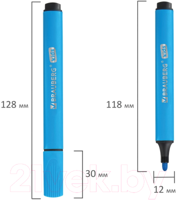 Фломастеры Brauberg Kids. Ультрасмываемые / 152192