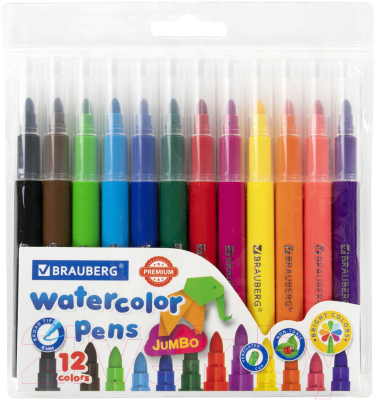 Фломастеры Brauberg Premium / 152196 - фото