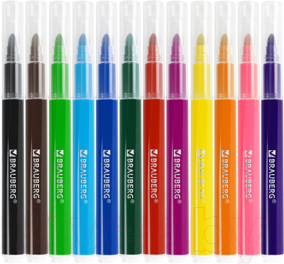 Фломастеры Brauberg Premium / 152196