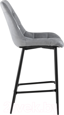 Стул барный Stool Group Флекс полубарный / AV 405-V12-08 (PP) (велюр велютто серый)