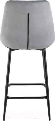 Стул барный Stool Group Флекс полубарный / AV 405-V12-08 (PP) (велюр велютто серый)