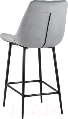 Стул барный Stool Group Флекс полубарный / AV 405-V12-08 (PP) (велюр велютто серый)