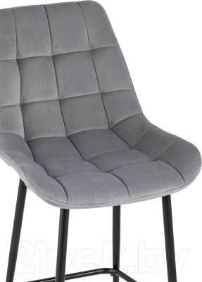Стул барный Stool Group Флекс полубарный / AV 405-V12-08 (PP) (велюр велютто серый)