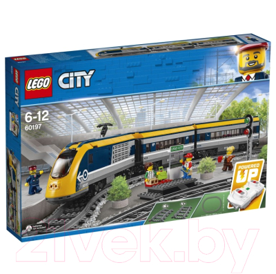 Конструктор управляемый Lego City Пассажирский поезд 60197 - фото