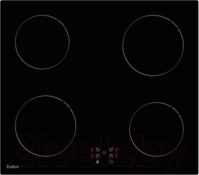 Индукционная варочная панель Evelux HEI 640 B - фото