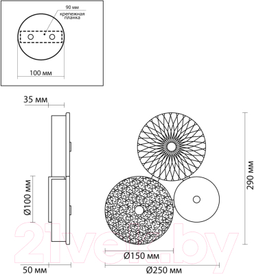 Бра Odeon Light Caramella 5416/14WL