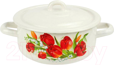 Кастрюля Лысьвенские эмали Ласковый май С-16072/4Жм - фото