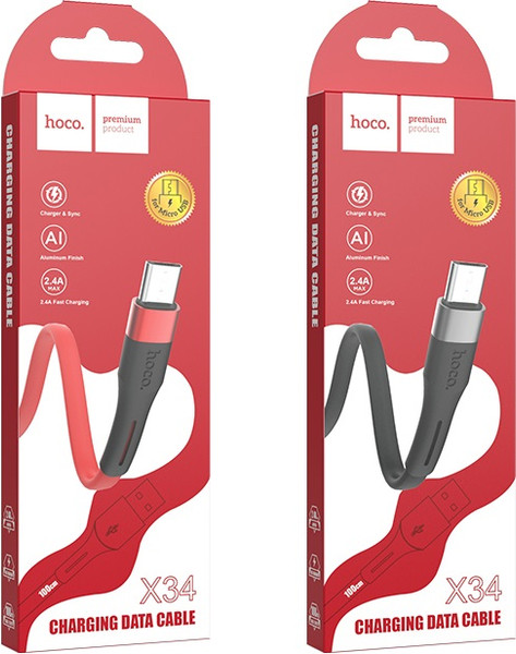 Кабель Hoco X34 Surpass AM-microBM