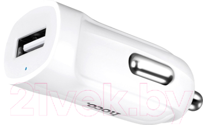 Зарядное устройство автомобильное Hoco Z2 + кабель AM-8pin Lightning / 6957531067771