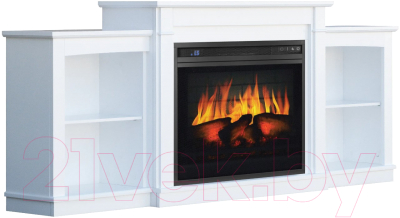 Каминокомплект Смолком Jazz2 V23 + Vision 23 EF LED 3D FX (бьянко белый)