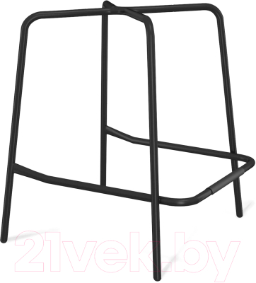 Стул барный Sheffilton SHT-ST38/S29-1 (коричневый трюфель/черный муар)