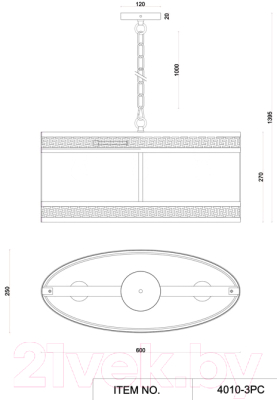 Потолочный светильник FAVOURITE 4010-3PC