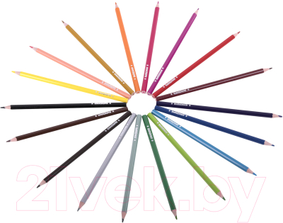 Набор цветных карандашей Юнландия Домики / 181837 