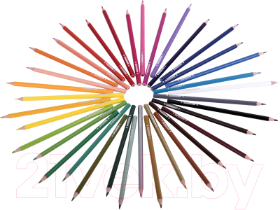 Набор цветных карандашей Юнландия Домики / 181839