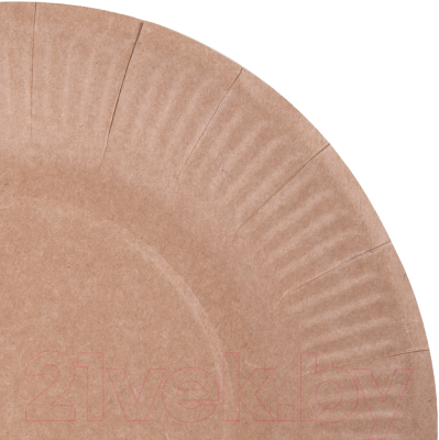 Набор одноразовых тарелок Laima Eco Craft / 608088