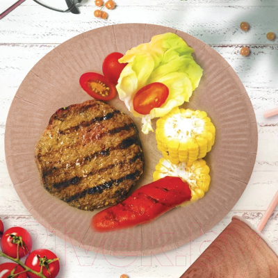 Набор одноразовых тарелок Laima Eco Craft / 608088