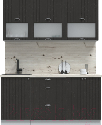 Готовая кухня Интерлиния Берес 1.7Б - фото