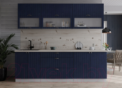 Кухонный гарнитур Интерлиния Берес 2.2Б (дуб королевский/бискайская сосна)