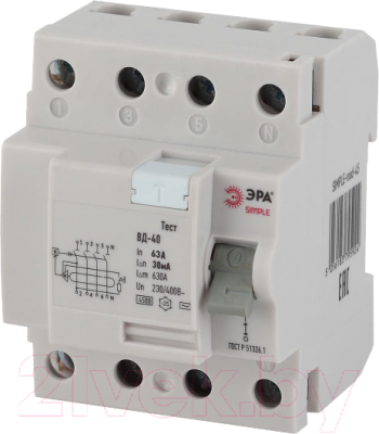 Устройство защитного отключения ЭРА SIMPLE-mod-46 / Б0039266 - фото