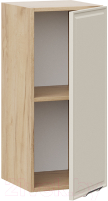 Шкаф навесной для кухни ТриЯ Белладжио 1В3 (дуб крафт золотой/софт панакота)