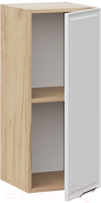 Шкаф навесной для кухни ТриЯ Белладжио 1В3 (дуб крафт золотой/фон белый)