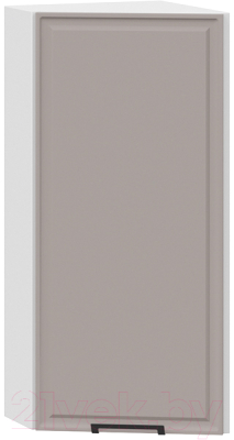 Шкаф навесной для кухни ТриЯ Белладжио 1В3Т (белый/софт капучино) - фото