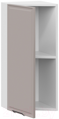 Шкаф навесной для кухни ТриЯ Белладжио 1В3Т (белый/софт капучино)