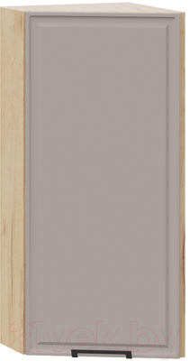 Шкаф навесной для кухни ТриЯ Белладжио 1В3Т (дуб крафт золотой/софт капучино) - фото