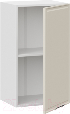 Шкаф навесной для кухни ТриЯ Белладжио 1В4 (белый/софт панакота)