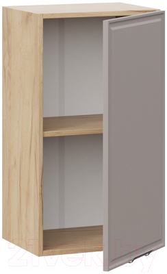 Шкаф навесной для кухни ТриЯ Белладжио 1В4 (дуб крафт золотой/софт капучино)