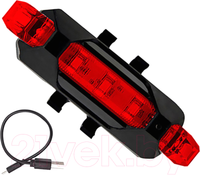 Фонарь для велосипеда Sipl 5 LED USB ZD41A - фото
