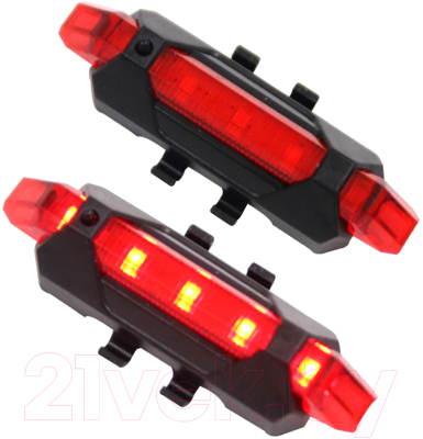 Фонарь для велосипеда Sipl 5 LED USB ZD41A