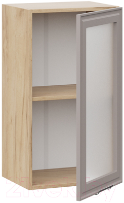 Шкаф навесной для кухни ТриЯ Белладжио 1В4С (дуб крафт золотой/софт капучино)