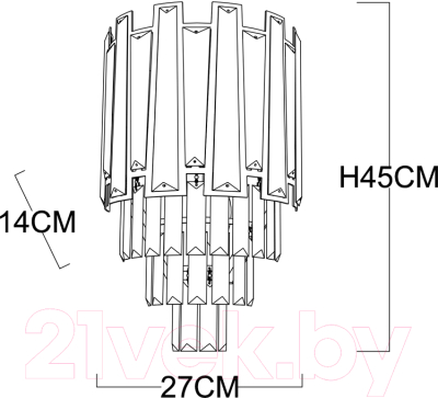 Бра Arte Lamp Ellie A1027AP-2CC