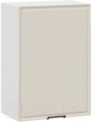 Шкаф навесной для кухни ТриЯ Белладжио 1В5 (белый/софт панакота) - фото