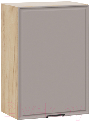 Шкаф навесной для кухни ТриЯ Белладжио 1В5 (дуб крафт золотой/софт капучино) - фото