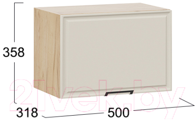 Шкаф под вытяжку ТриЯ Белладжио 1В5Г (дуб крафт золотой/софт панакота)