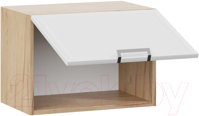 Шкаф под вытяжку ТриЯ Белладжио 1В5Г (дуб крафт золотой/фон белый)