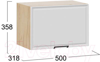 Шкаф под вытяжку ТриЯ Белладжио 1В5Г (дуб крафт золотой/фон белый)