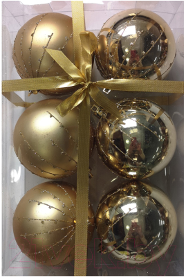 Набор шаров новогодних Волшебная страна Классика / 007492 - фото