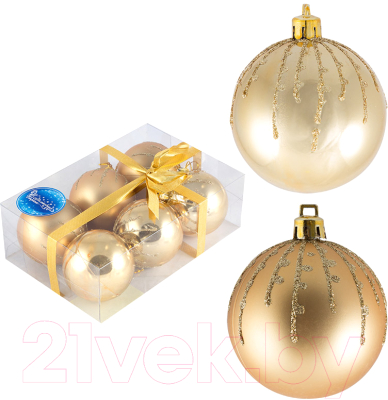 Набор шаров новогодних Волшебная страна Классика / 007492